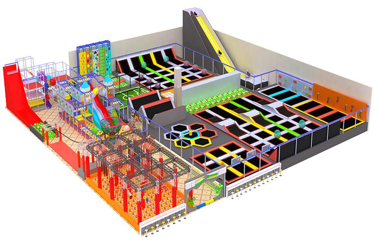 大型蹦床设备